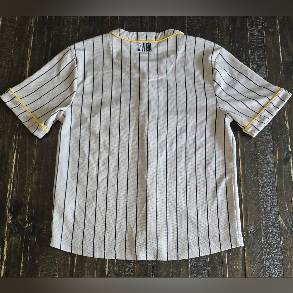 Cotton On Kids NBA Los Angeles Lakers Jersey Style Shirt Size 7 Small V-Neck - Picture 2 of 7